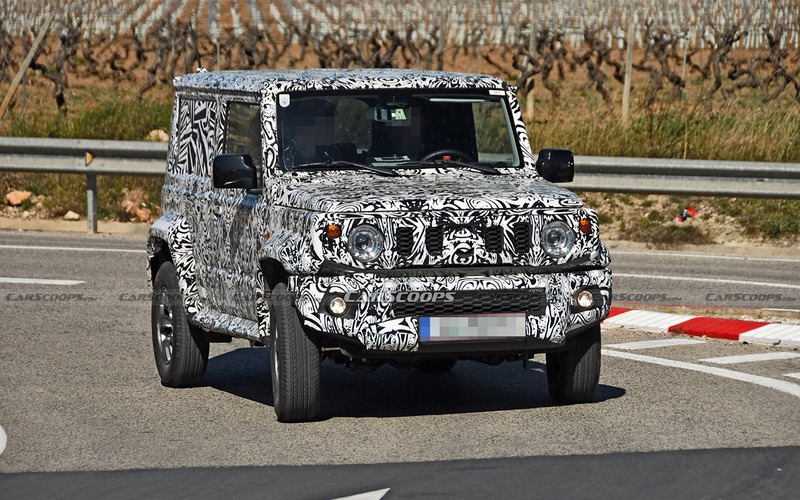 На тестах Jimny Long: пятидверка, пикап или фургон?