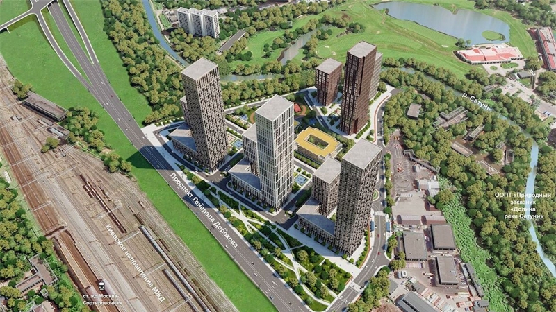 "Самолет" построит небоскребы у Поклонной горы