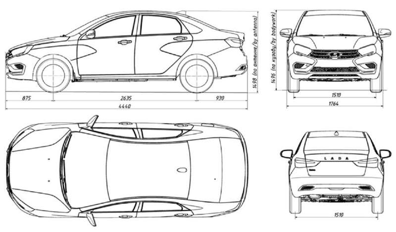 Новая Веста: известны технические характеристики