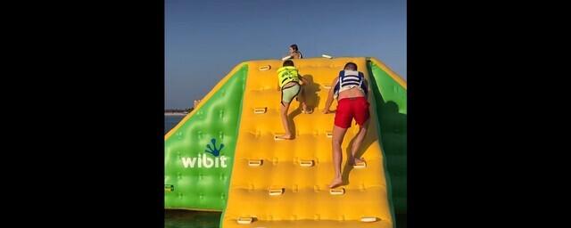 Сергей Лазарев показал, как по-мужски играет со своим 8-летним сыном на отдыхе в Дубае